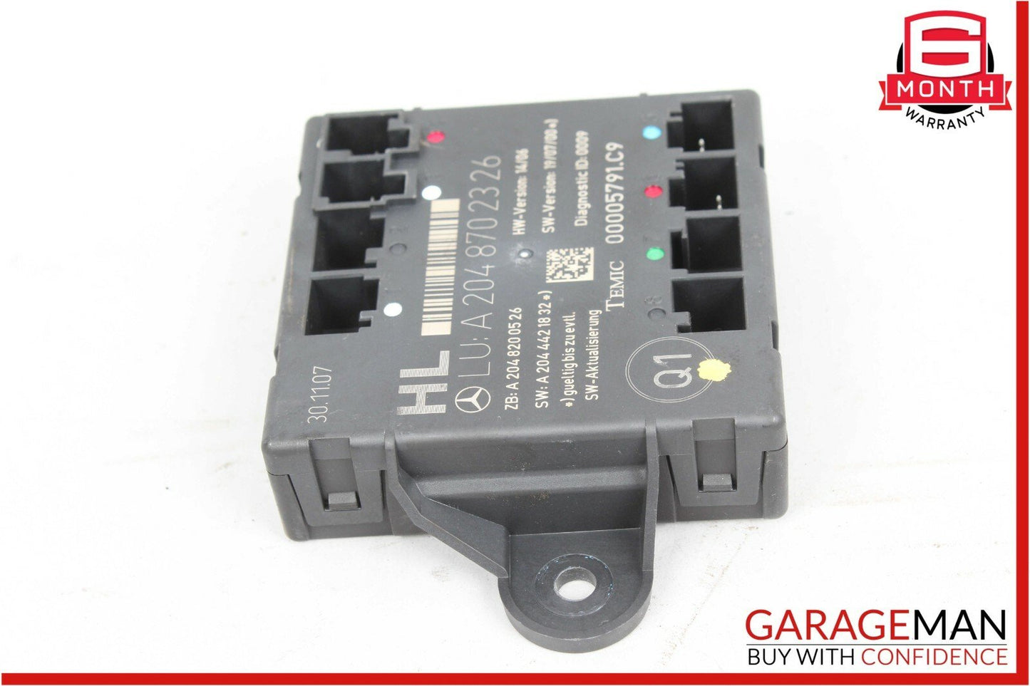 08-14 Mercedes W204 C300 C350 Rear Left Side Door Control Module 2048702326 OEM