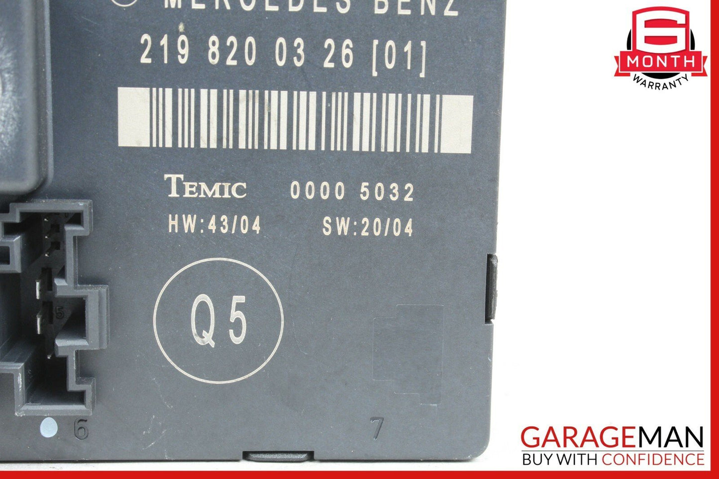06-11 Mercedes W219 CLS63 AMG CLS55 AMG Rear Right Side Door Control Module OEM