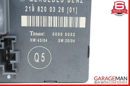 06-11 Mercedes W219 CLS63 AMG CLS55 AMG Rear Right Side Door Control Module OEM