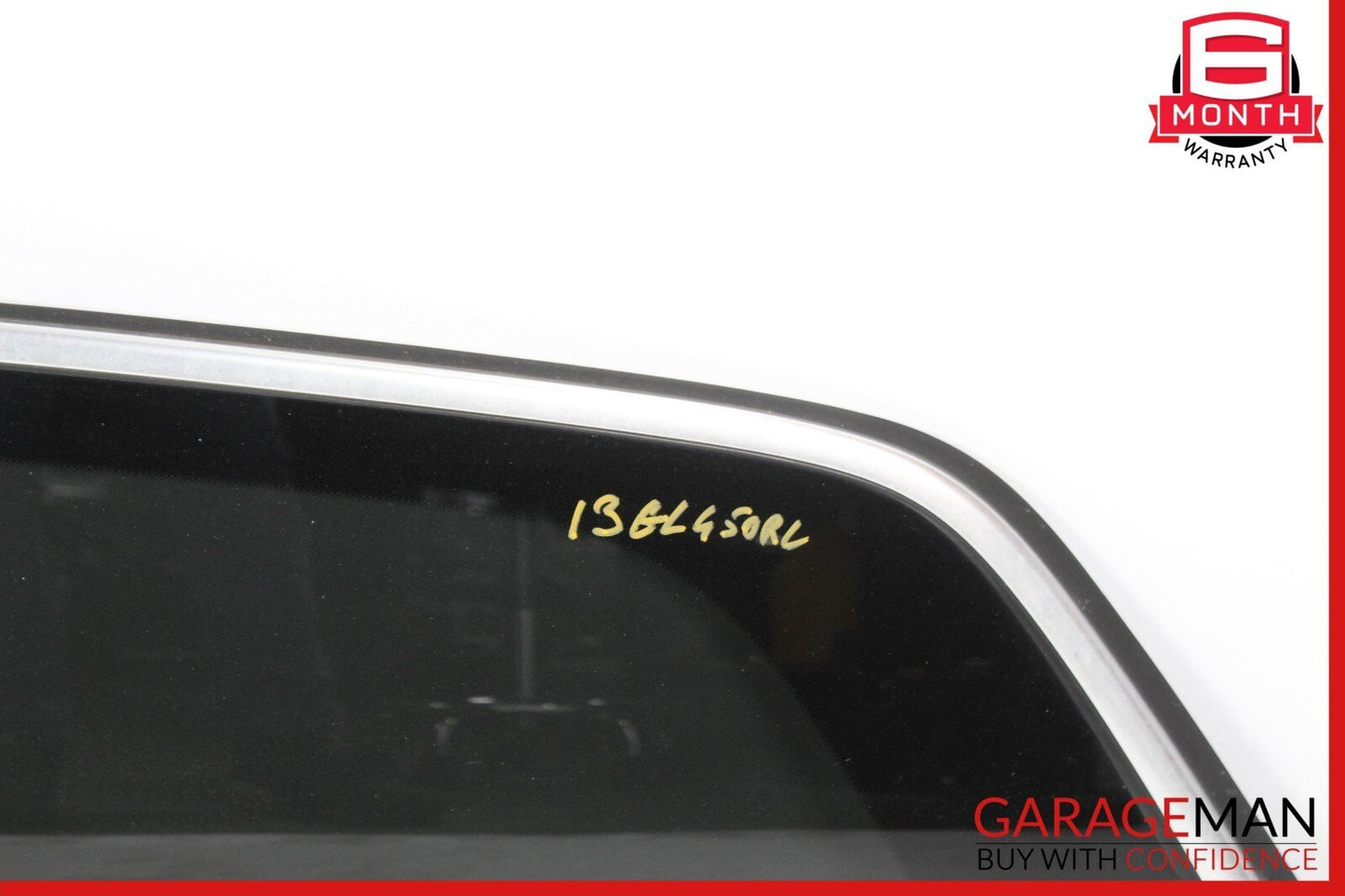 13-19 Mercedes X166 GL450 GLS550 Rear Left Side Quarter Window Glass Trim Assy