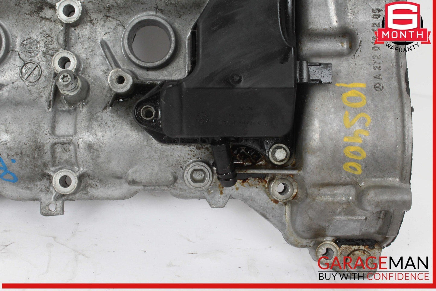 06-13 Mercedes W221 S400 Hybrid Left Side Engine Motor Cylinder Head Valve Cover