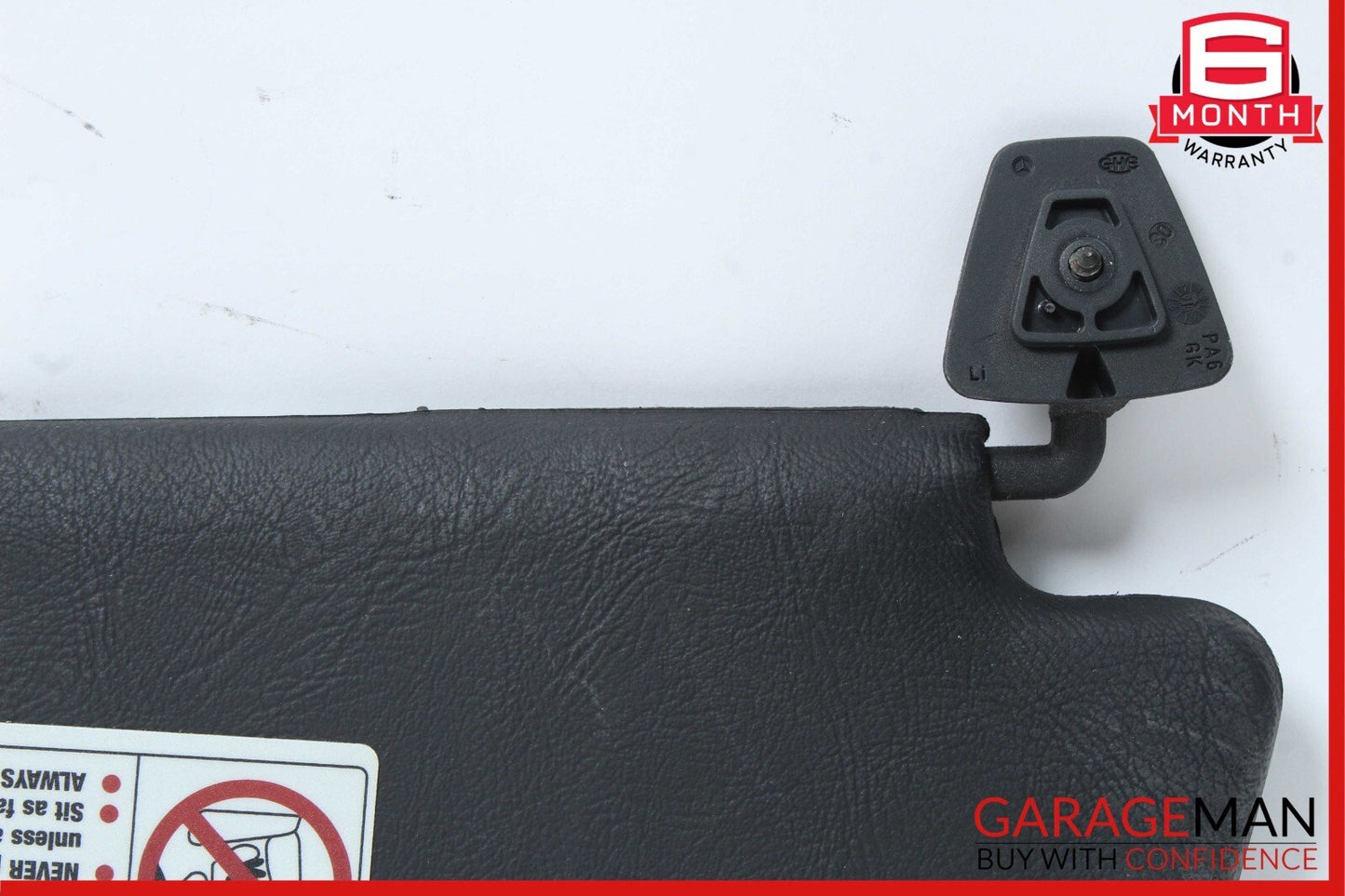 97-04 Mercedes R170 SLK230 Front Right Passanger Side Sun Visor Black OEM