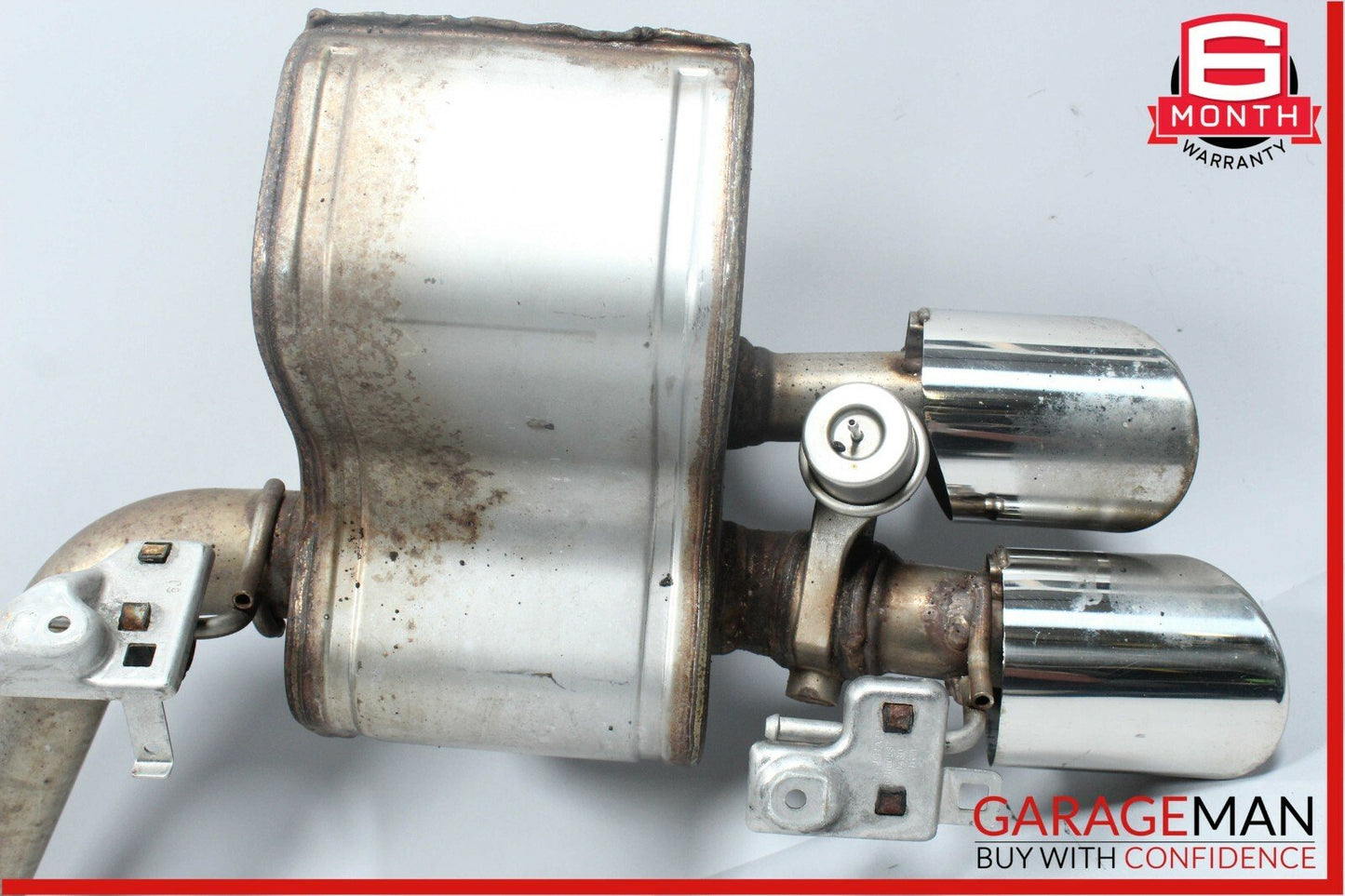 14-17 Maserati Ghibli Rear Right Exhaust Muffler Dual Tip Assembly OEM