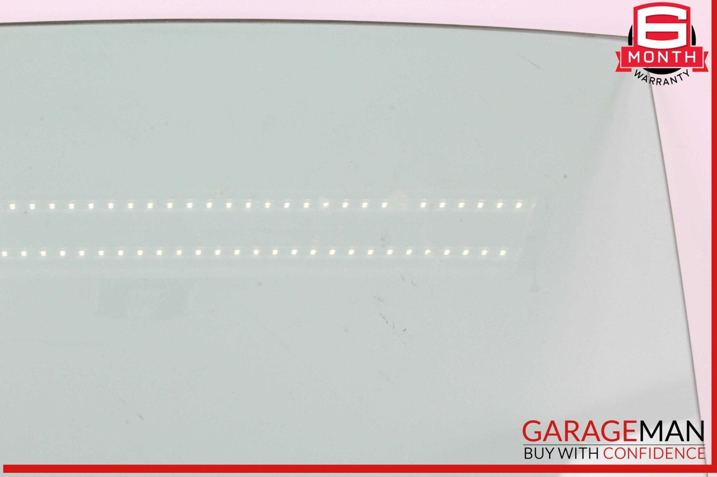 17-20 BMW 530E Rear Left Driver Side Door Window Glass OEM