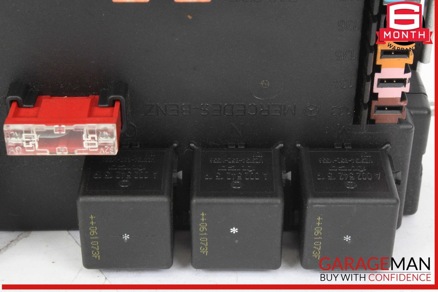 07-09 Mercedes W221 S550 S63 AMG CL550 Rear Trunk Fuse Relay Junction Box OEM