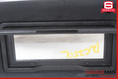08-14 Mercedes W204 C250 C350 Front Left Side Sun Visor Sunvisor Shade Black OEM