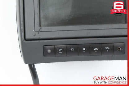 06-12 Mercedes X164 GL450 Rear Seat Headrest Screen Monitor Display Assy Black