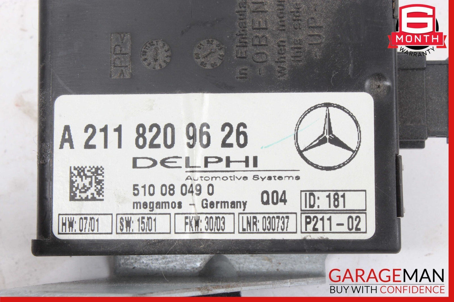 Mercedes W211 E320 CL500 C230 SL550 Anti Theft Alarm Control Module Unit  OEM