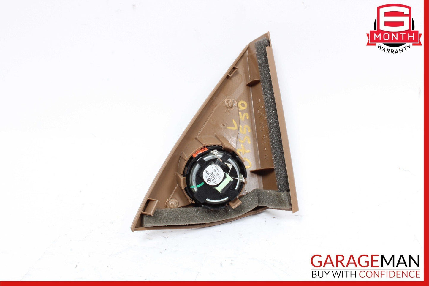 07-13 Mercedes W221 S500 S550 S600 Front Left Door Tweeter Speaker Cover Brown