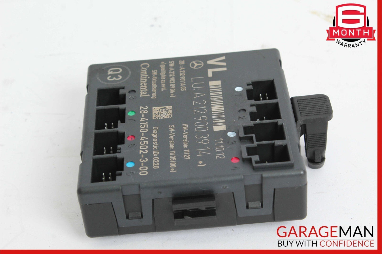 08-18 Mercedes W204 C250 SLK250 CLS400 Front Left Side Door Control Module Unit