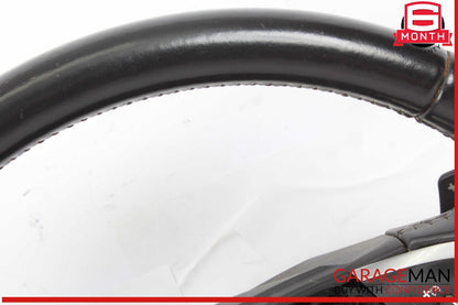 12-15 Jaguar X250 XF Steering Wheel w/ Paddle Shifters Black CX23ABLEG OEM