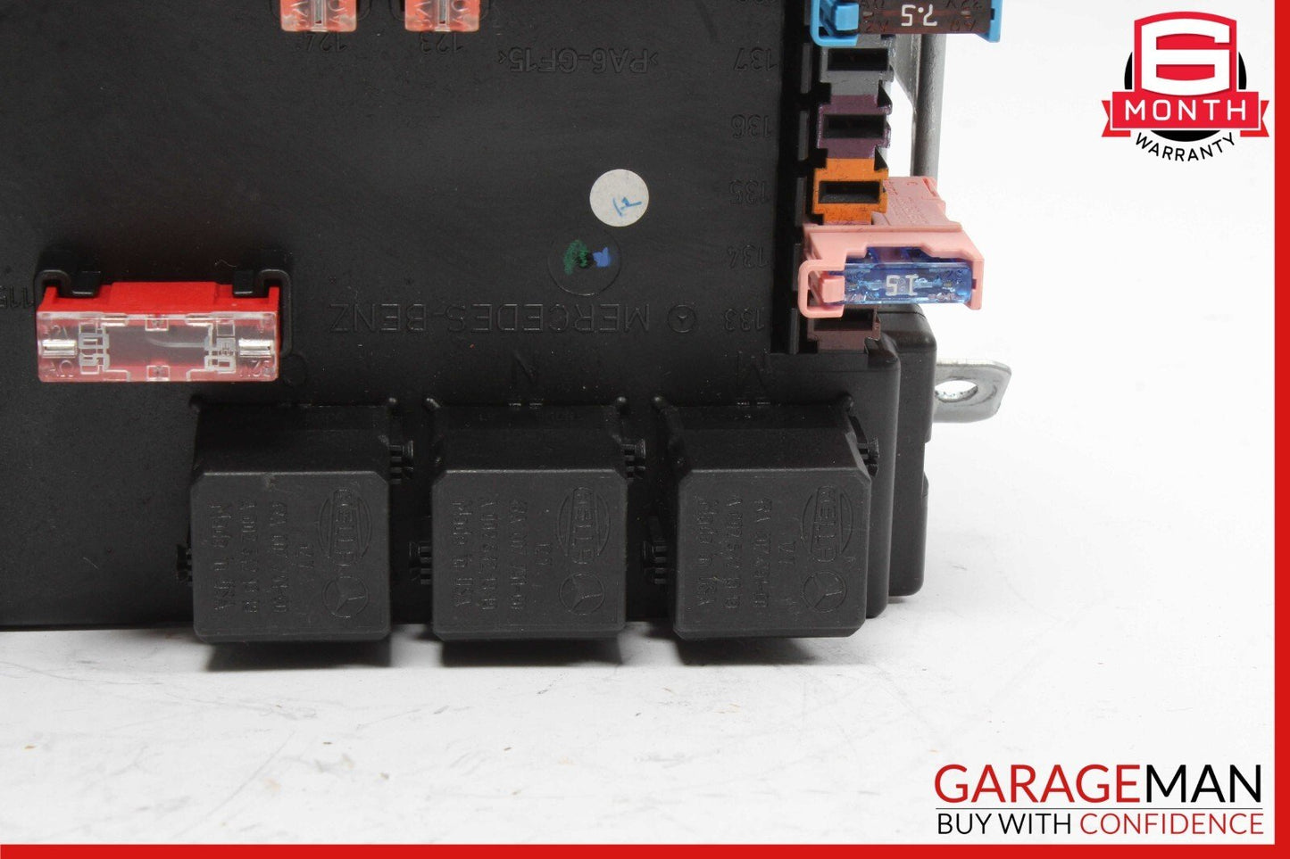 07-09 Mercedes W221 S550 CL550 S400 Rear Trunk Fuse Box Module 2215406450 OEM