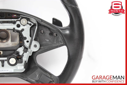 10-13 Mercedes W212 E350 E500 Drivers Steering Wheel w/ Leather Trim Black OEM