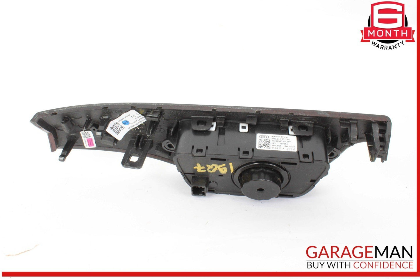17-19 Audi Q7 Front Dash Trim w/ Head Light Lamp Control Switch 4M0941531AG OEM