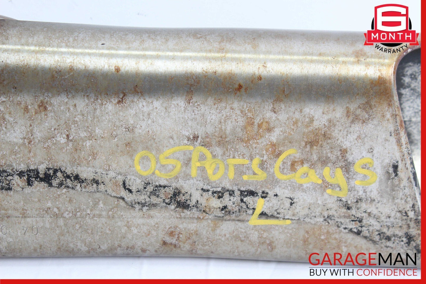 03-06 Porsche Cayenne S 955 4.5L Left Side Exhaust Muffler Tip OEM