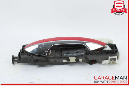 14-19 Mercedes W117 CLA250 Rear Left Exterior Door Handle Keyless Go Red OEM