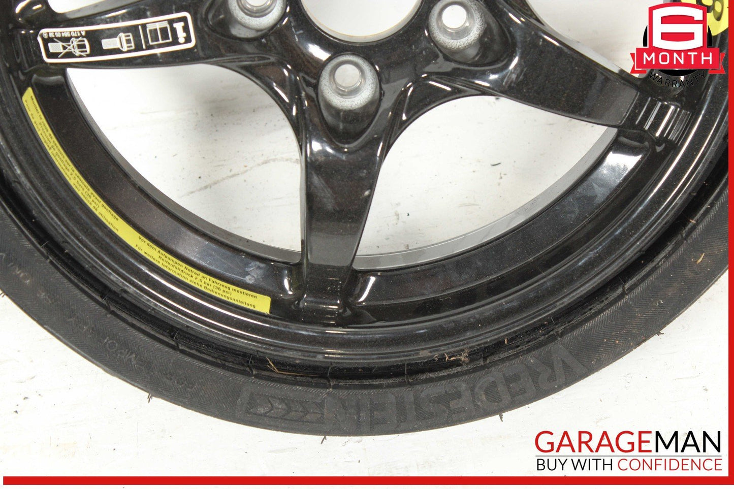 97-04 Mercedes R170 SLK320 SLK230 Donut Spare Tire Wheel Rim 165 4.5x15" OEM