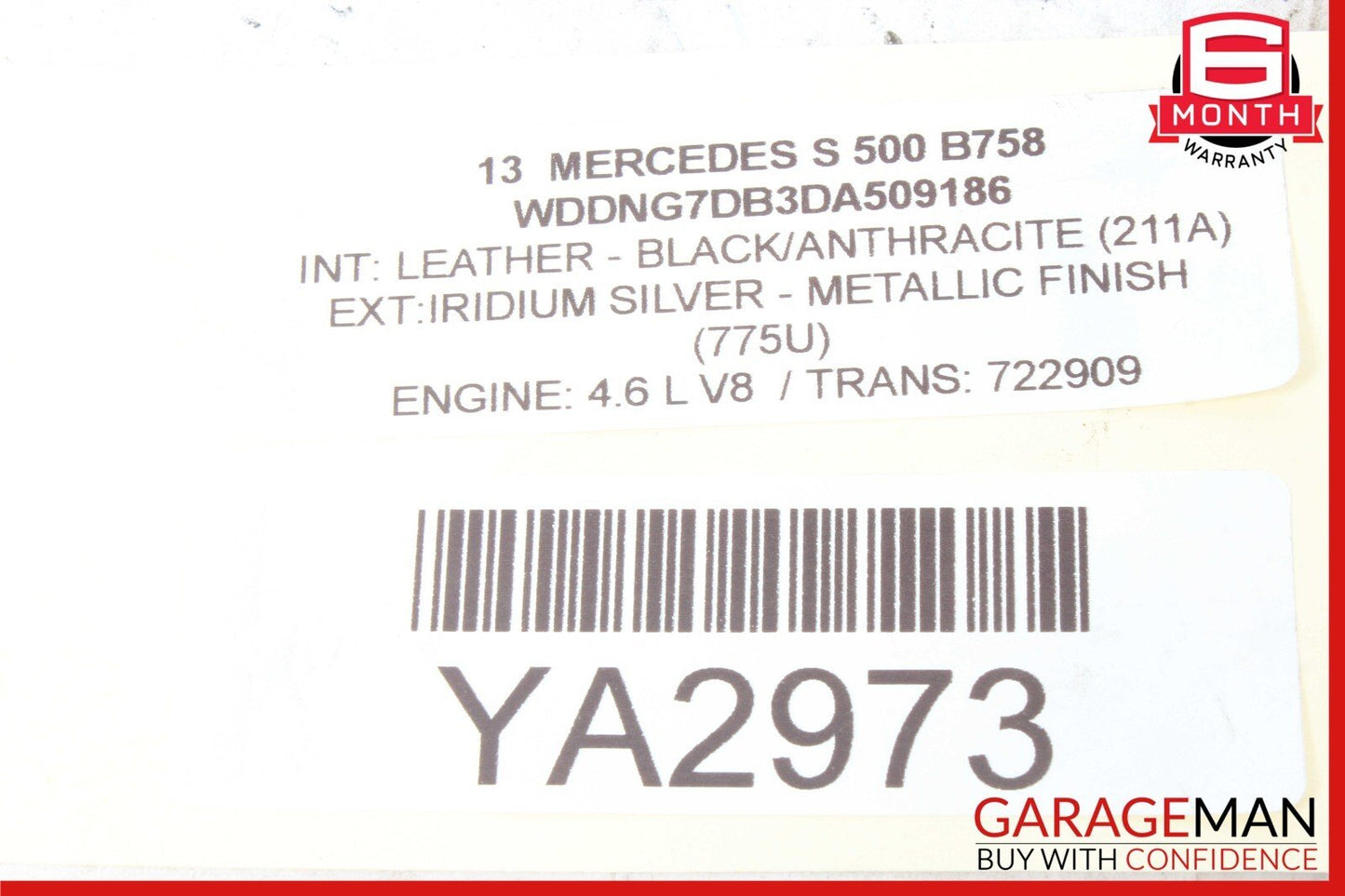 11-20 Mercedes W216 CL550 SL550 M278 Engine Appearance Cover Front Right OEM
