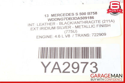 11-20 Mercedes W216 CL550 SL550 M278 Engine Appearance Cover Front Right OEM