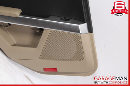 10-15 Mercedes X204 GLK350 Rear Left Interior Door Trim Panel Cover Brown