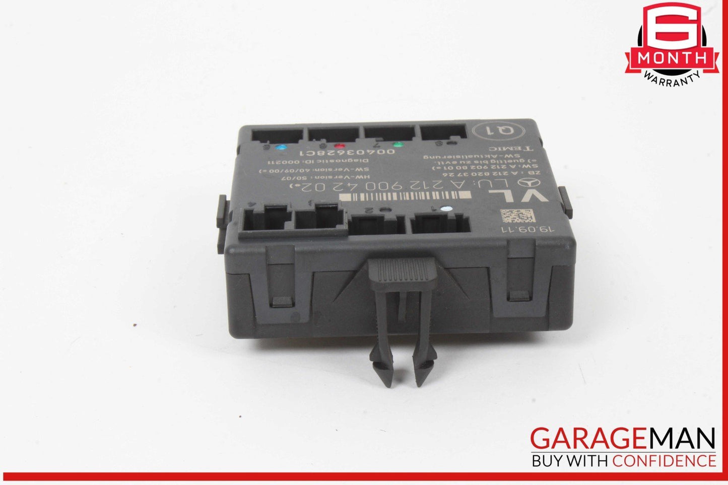 08-18 Mercedes W204 C250 E350 E550 Front Left Side Door Control Module Unit OEM