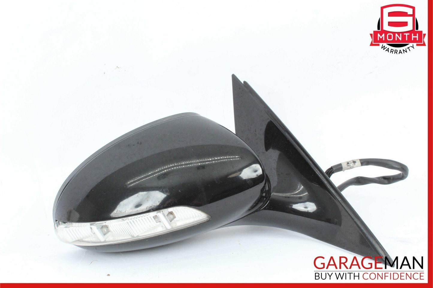 07-09 Mercedes W221 S550 S600 Right Side Mirror Door Rear View Black OEM