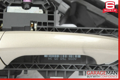 08-11 Mercedes W204 C300 Front Left Exterior Door Handle w/ Door Actuator Beige