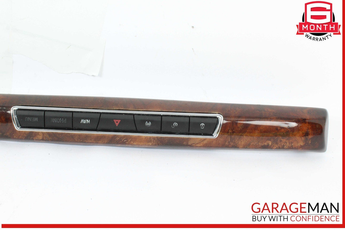 12-15 Jaguar X250 XF XFR Dash Dashboard Center Cover Panel Molding w/ Switch OEM