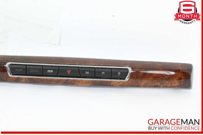 12-15 Jaguar X250 XF XFR Dash Dashboard Center Cover Panel Molding w/ Switch OEM