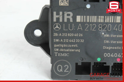 08-14 Mercedes W204 C300 C350 Rear Right Side Door Control Module OEM