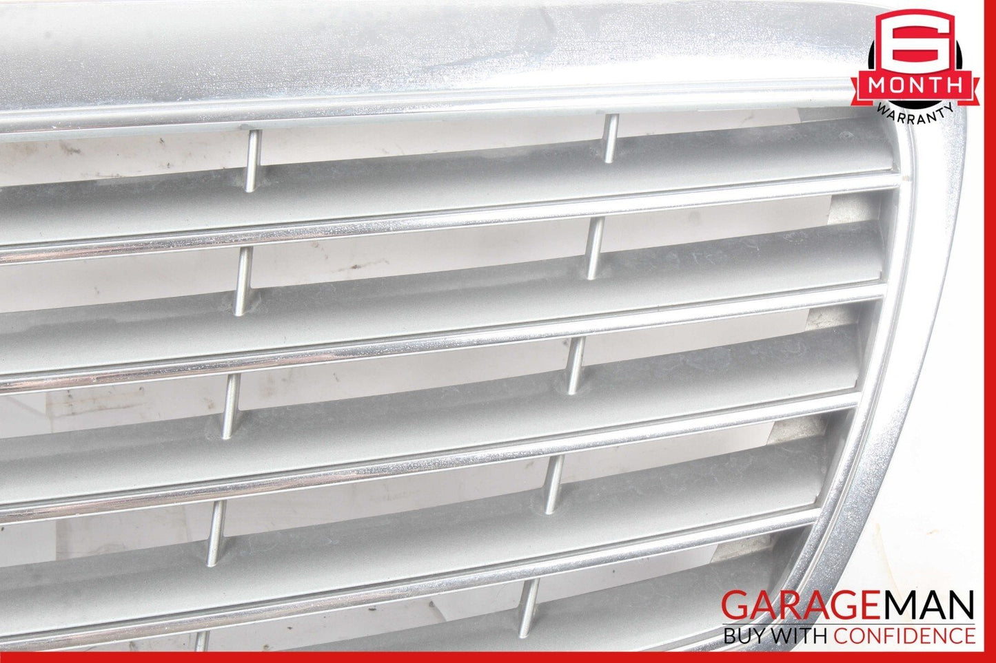 03-06 Mercede W211 E320 E500 E55 AMG Hood Radiator Grille Grill Chrome OEM