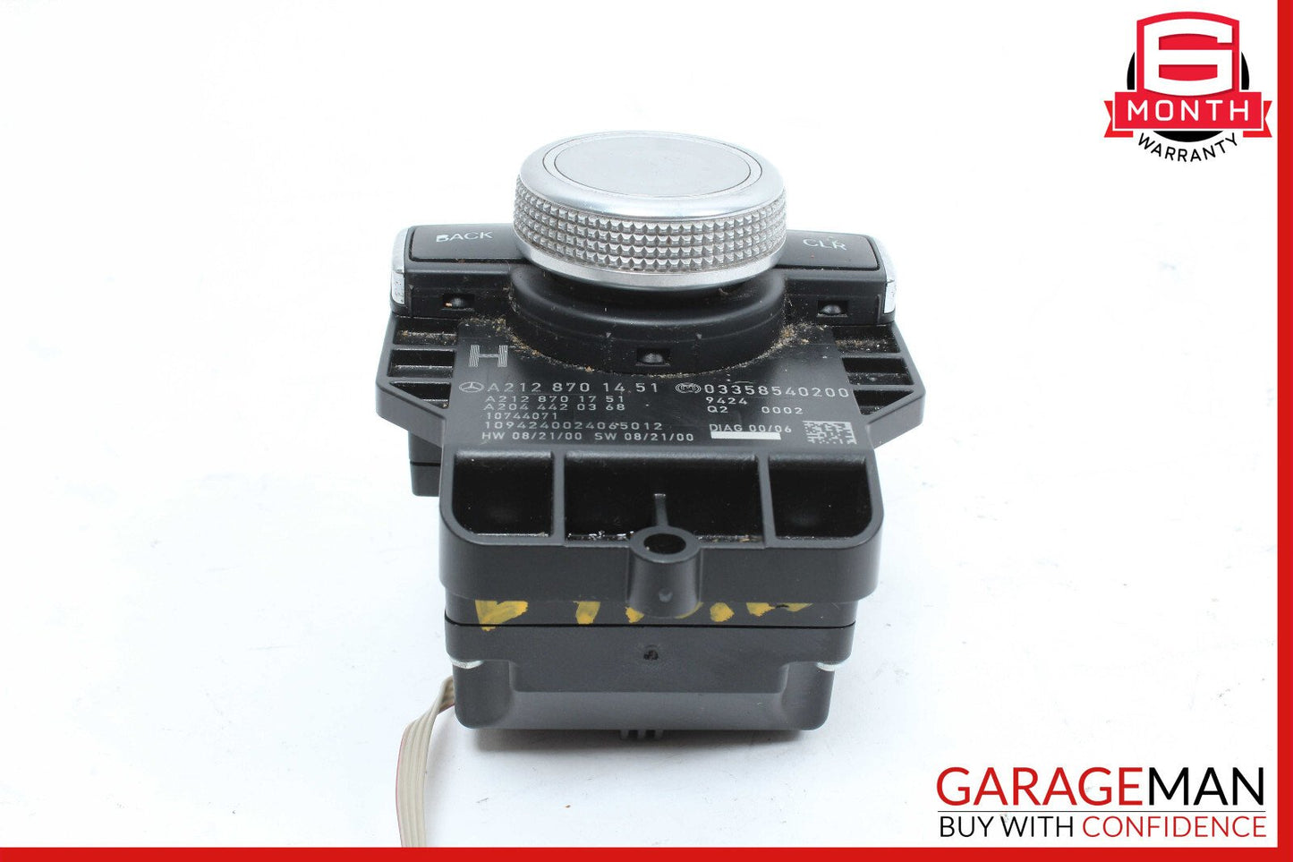 10-13 Mercedes W212 E250 E350 E550 Console Head Unit Control Knob Multi Switch