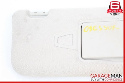 07-09 Mercedes W211 E350 E550 Sun Visor Shade Cover Sunvisor Right Side OEM