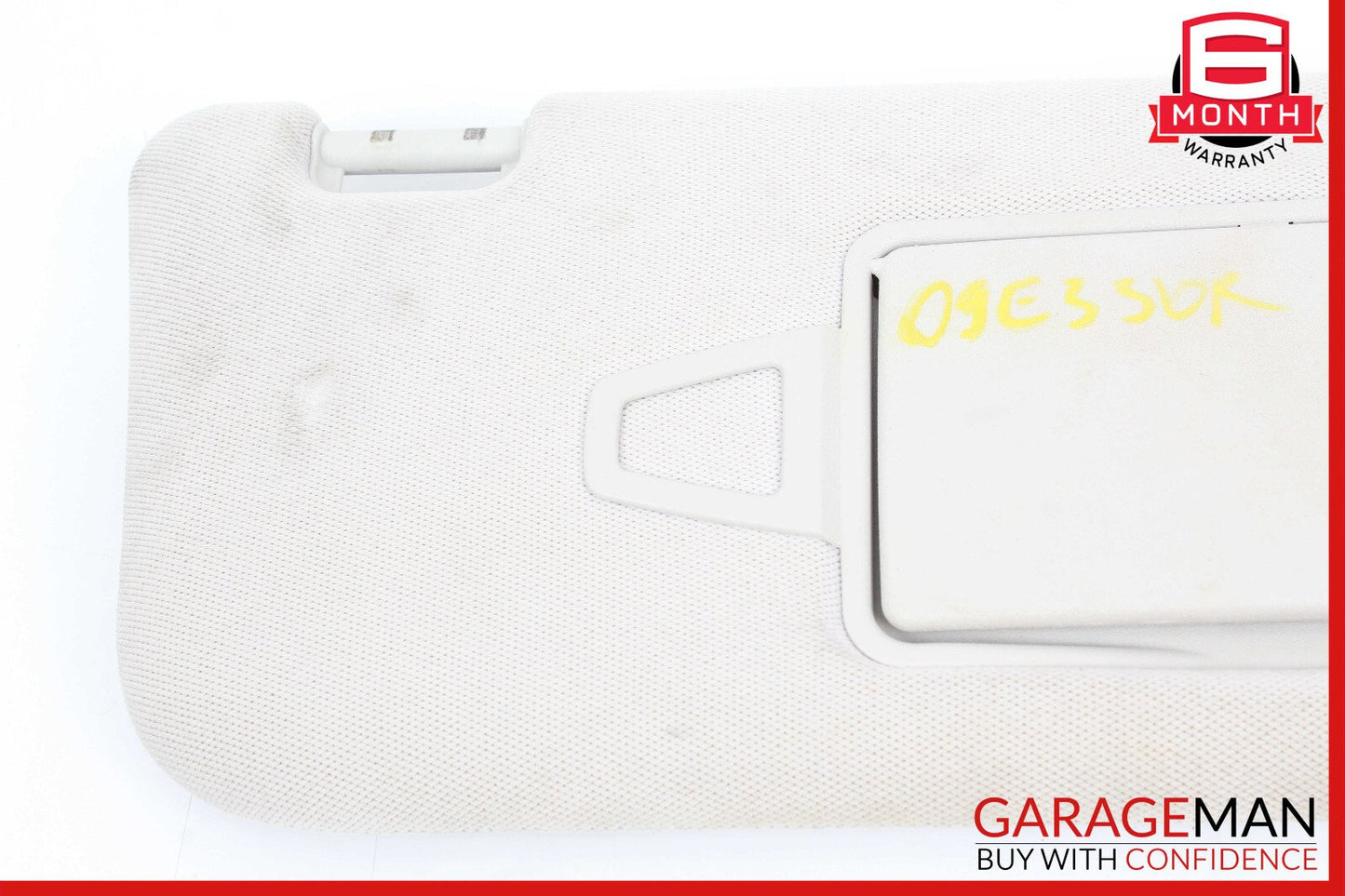 07-09 Mercedes W211 E350 E550 Sun Visor Shade Cover Sunvisor Right Side OEM