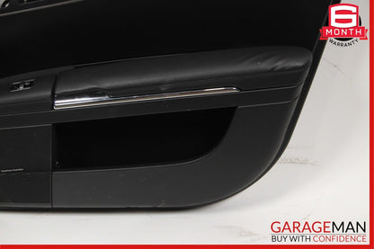 10-13 Mercedes W221 S500 Front Right Side Interior Door Trim Panel Cover Black