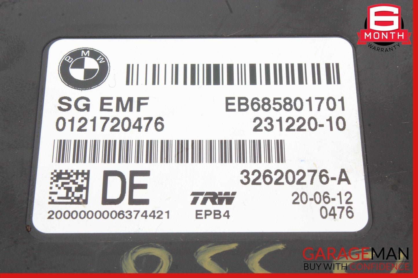 11-16 BMW 528i 535i 550i Parking Brake Computer Control Module OEM