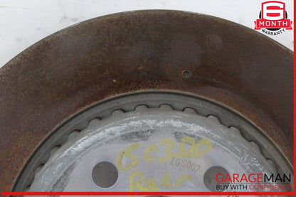15-20 Mercedes W205 C300 Rear Right & Rear Left Side Brake Rotor Disc Set of 2