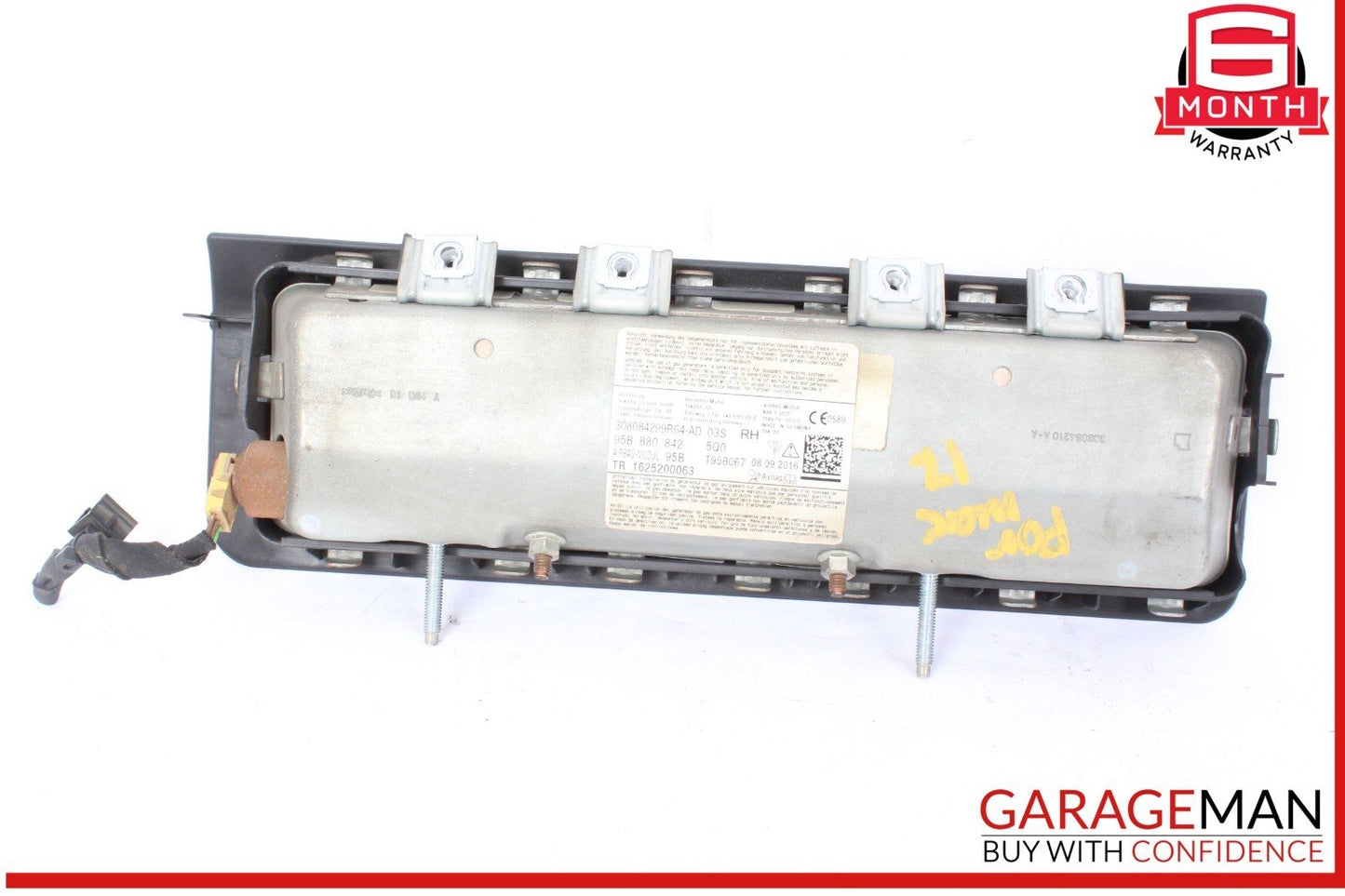 15-24 Porsche Macan 95B Front Right Side Dash Knee SRS Airbag Air Bag OEM