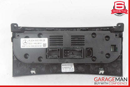 12-14 Mercedes W218 CLS500 C250 AC A/C Climate Heater Switch Control Panel OEM