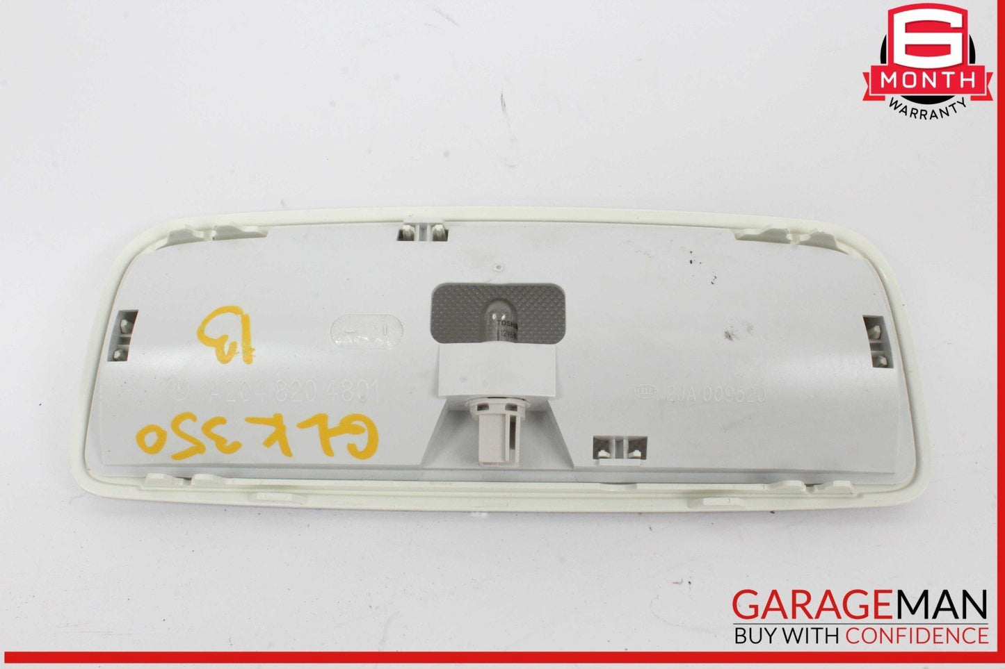 08-17 Mercedes X204 GLK350 E550 Rear Overhead Dome Light Lamp White OEM