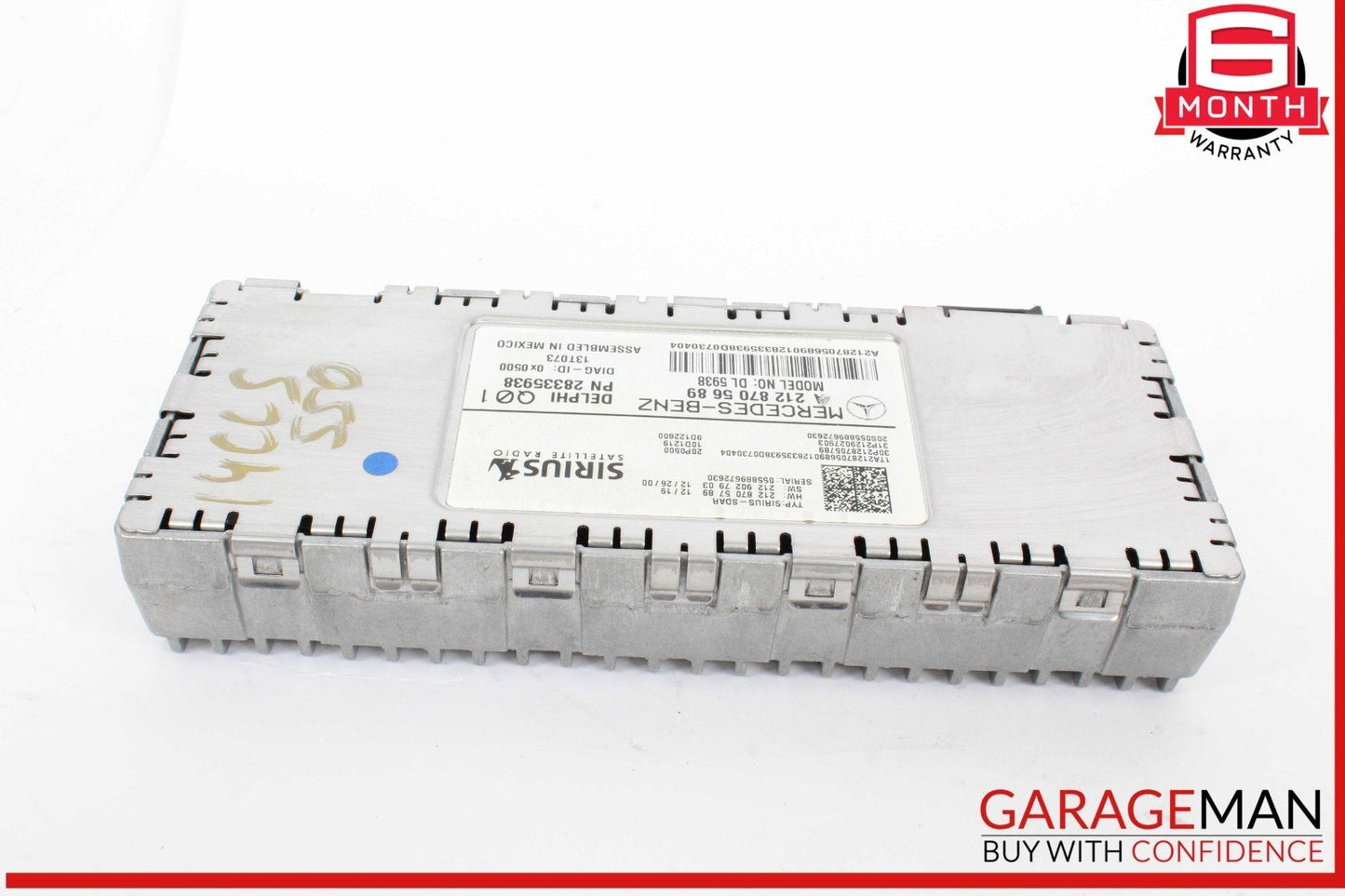 14-19 Mercedes W218 CLS550 Sirius Satellite Radio Receiver 2128705689 OEM
