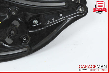 10-16 Mercedes W212 E350 Rear Right Door Window Regulator Frame w/o Motor