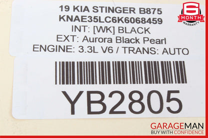 18-23 Kia Stinger Rear Left Driver Side & Center Seat Belt Seatbelt Buckle OEM