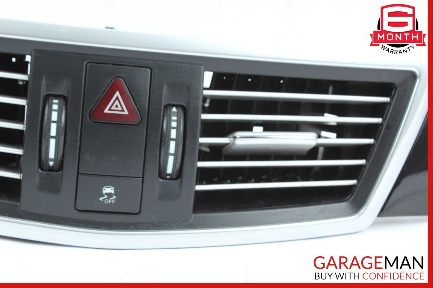10-13 Mercedes W212 E350 Dashboard Dash AC A/C Air Vent Center Trim Assembly