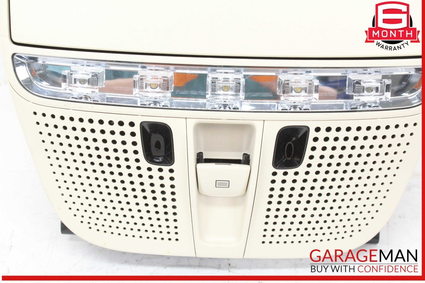 15-18 Mercedes W205 C300 Front Top Upper Overhead Dome Light Lamp Beige OEM