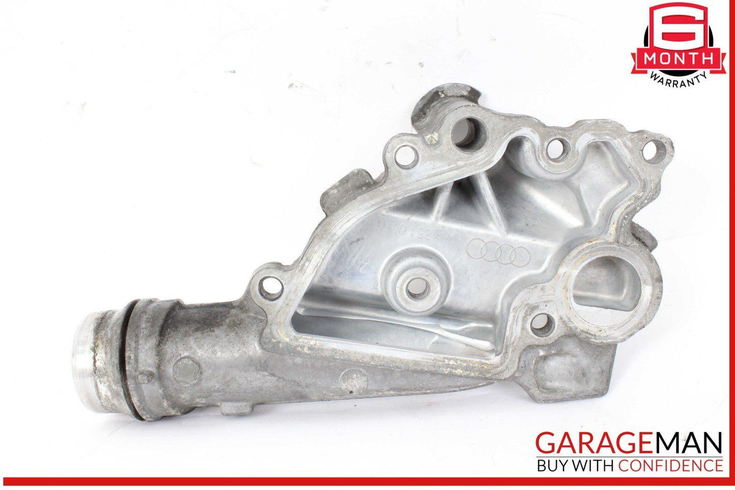 10-16 Audi S4 Engine Coolant Flange Housing 06E121161AN OEM