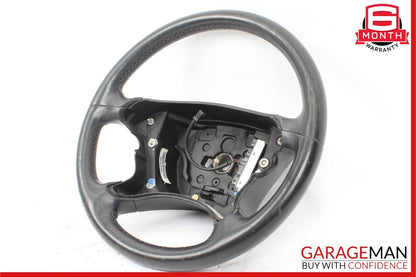 06-09 Mercedes W211 E350 E550 CLS550 4 Spoke Steering Wheel Leather Black OEM