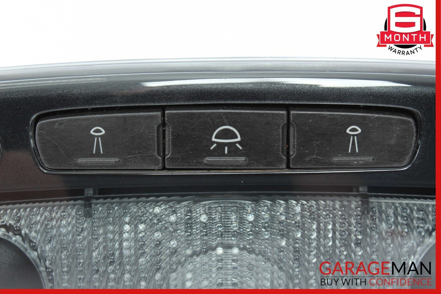 14-17 Maserati Ghibli Rear Overhead Dome Light Reading Lamp Module Black OEM