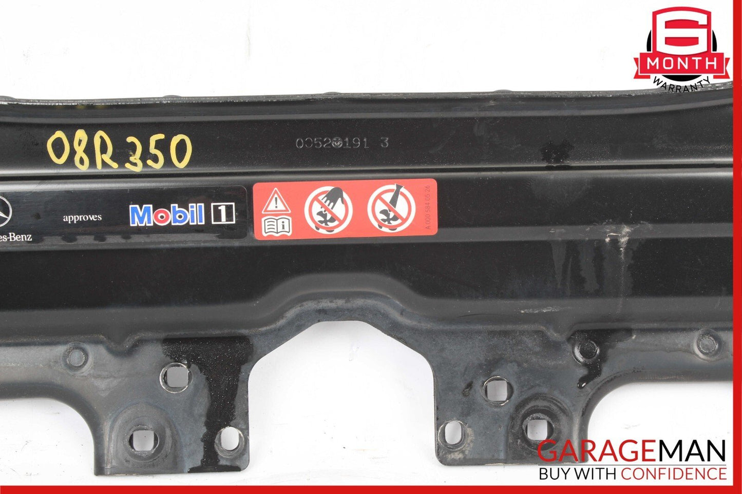 06-13 Mercedes W251 R350 R500 Front Upper Radiator Core Support Tie Bracket Bar