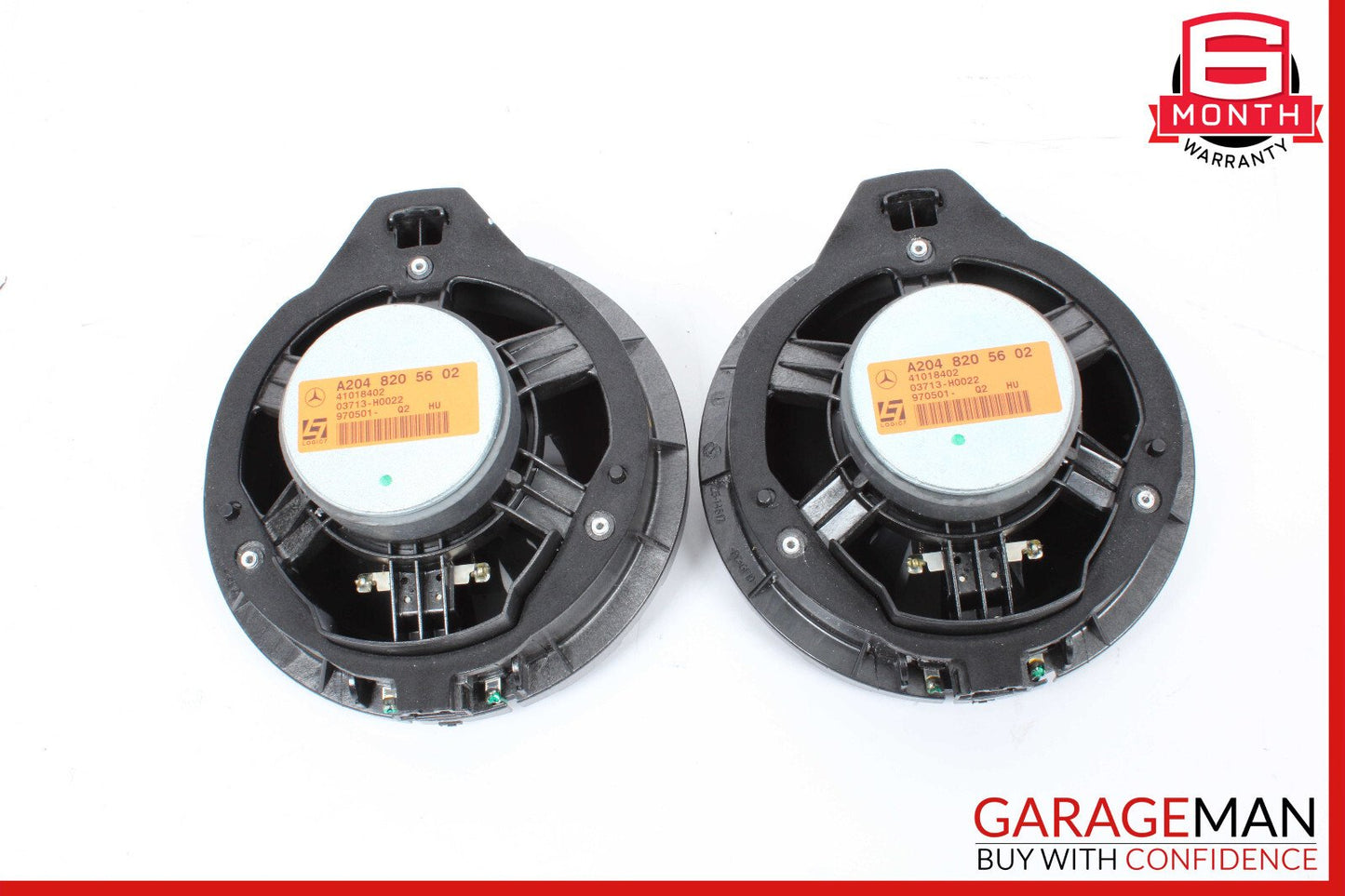 08-14 Mercedes W204 C250 Rear Door Audio Speaker Set of 2 Pc OEM